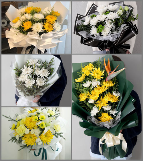 安徽铜陵市枞阳县凤仪乡白事花束代送